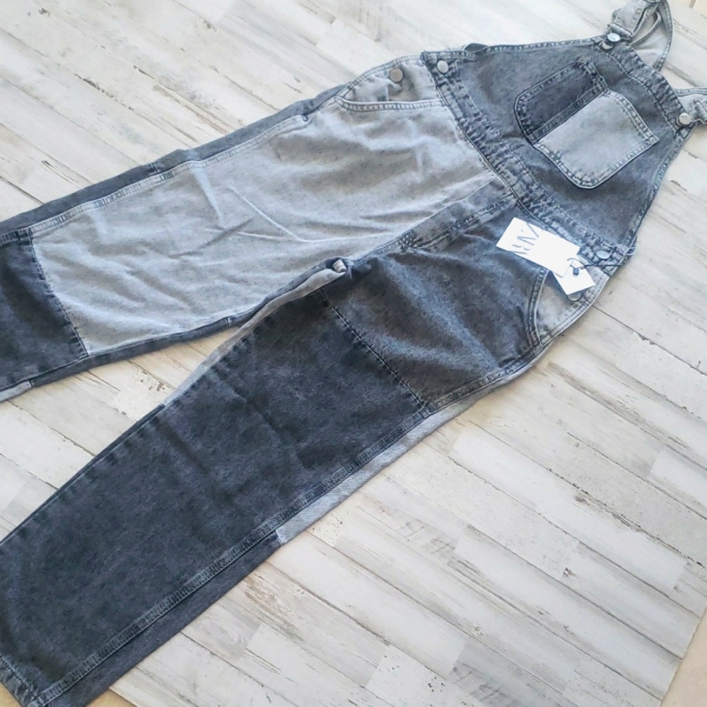 Zara PANEL DENIM OVERALLS   bloggers favorite - Picture 6 of 7